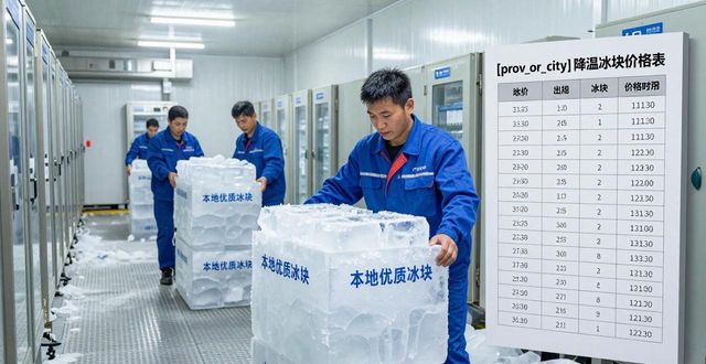 海珠区降温冰块多少钱一吨？本地制冰厂报价来了